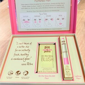 Pixi by Petra On-the-Glow Blush & LipGlow Duo - Fleur (Pink)